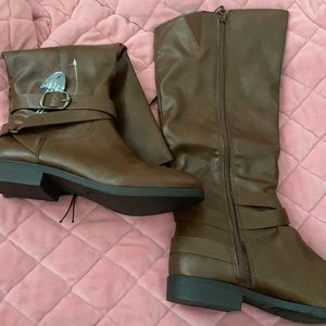 NEW brown knee high boots